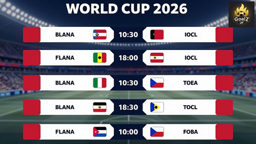 World Cup 2026 full match schedule – Complete dates and fixtures