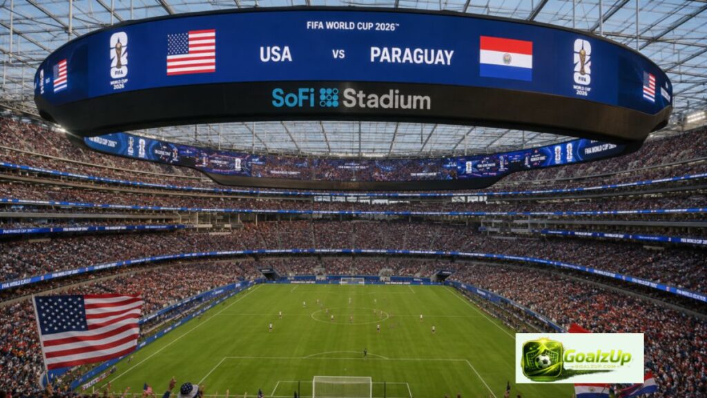 Looking at the usa vs paraguay location and Atmosphere